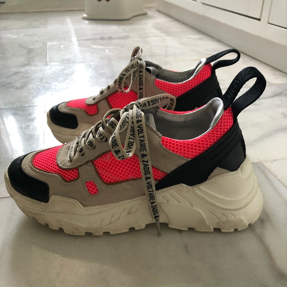 Zadig and Voltaire new fashion sneakers size 38